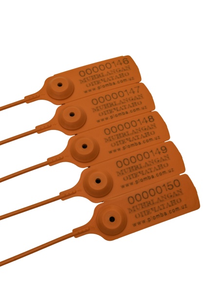 Пластиковая индикаторная пломба "Китай 0012"